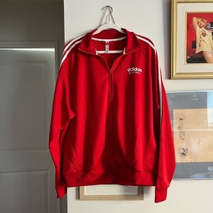 Adidas Basketball Select Jacket in Red w/Pants Track Suit Set